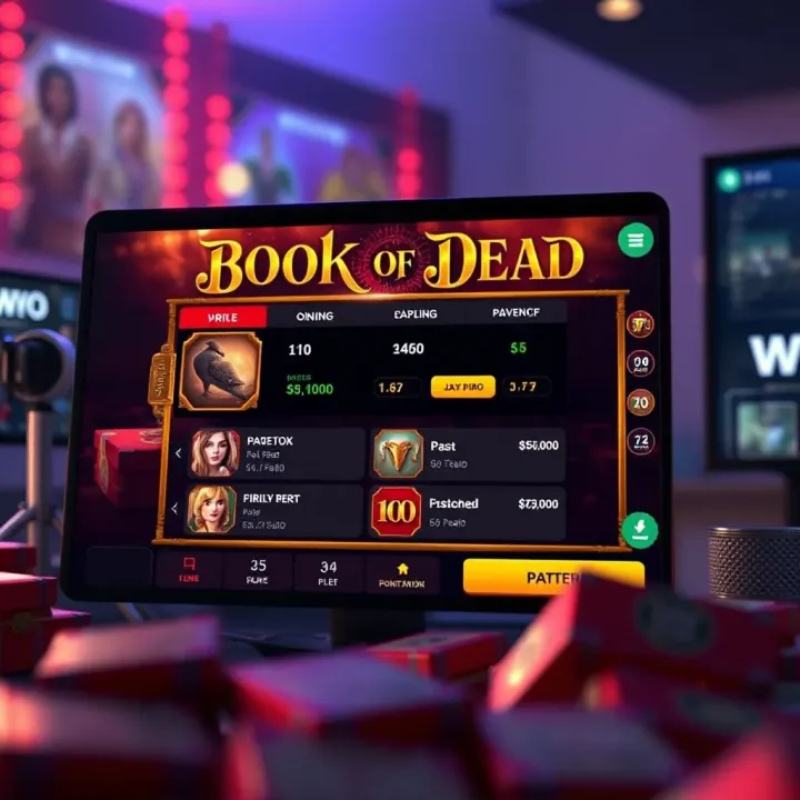 Secure Paripesa Platform for Book of Dead in Nigeria Secure online gaming platform interface showcasing Book of Dead slot with Nigerian currency options