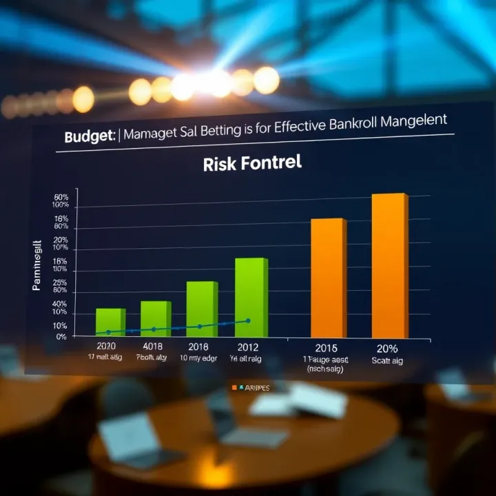 Chart showing allocation of betting budget segments with focus on risk control for Paripesa users