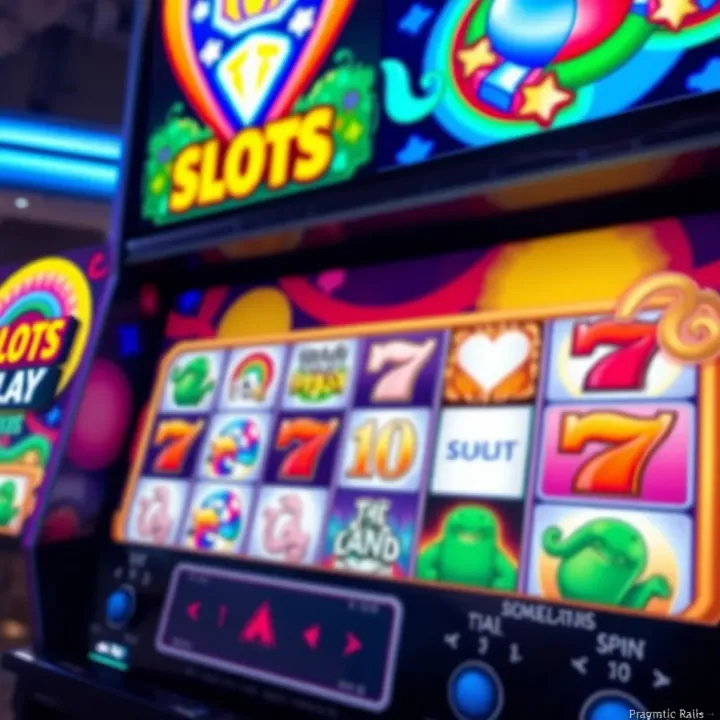 Colorful Pragmatic Play slot game interface with vibrant symbols and engaging graphics