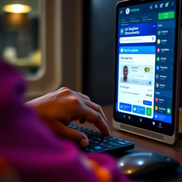 Uploading Personal Identification Documents on Paripesa User updating personal identification documents on an online betting platform interface