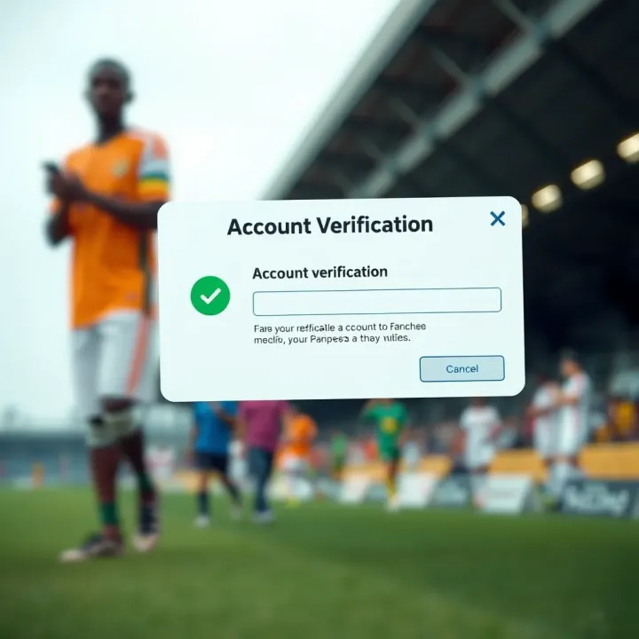 Account Verification on Paripesa for Nigerian Users Illustration of account verification notification on Paripesa betting platform