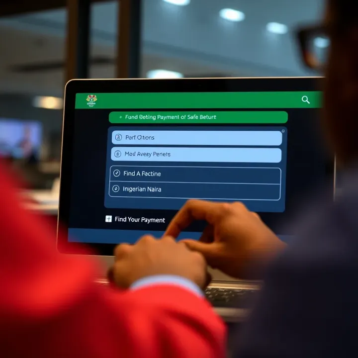 Secure online payment screen showing options to fund a Paripesa betting account with Nigerian Naira
