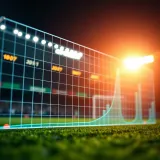 Graph showing statistical analysis of football match data for predictions