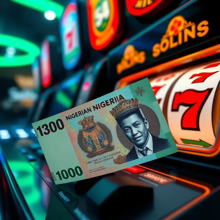 Illustration of Nigerian currency alongside slot machine reels symbolizing betting and winnings