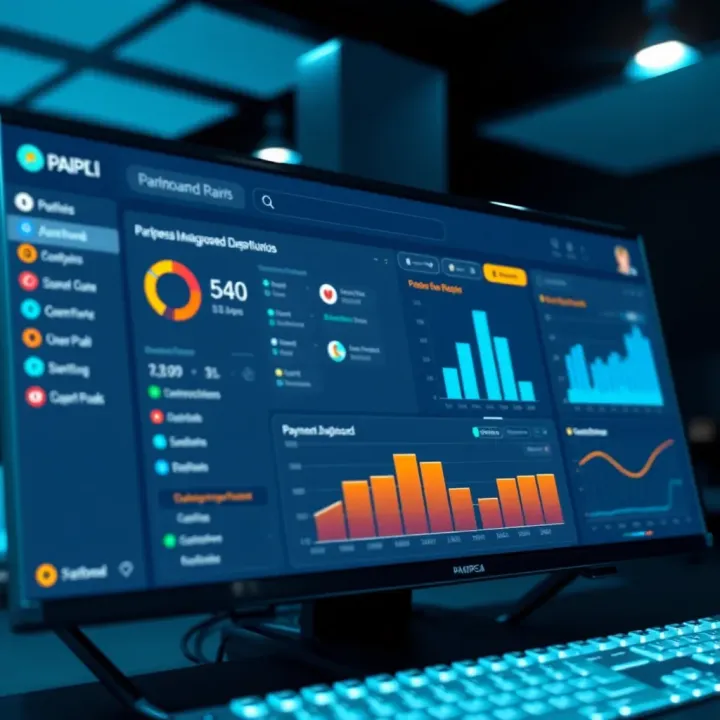 Paripesa Backend Management Dashboard Dashboard overview of Paripesa backend system with management tools