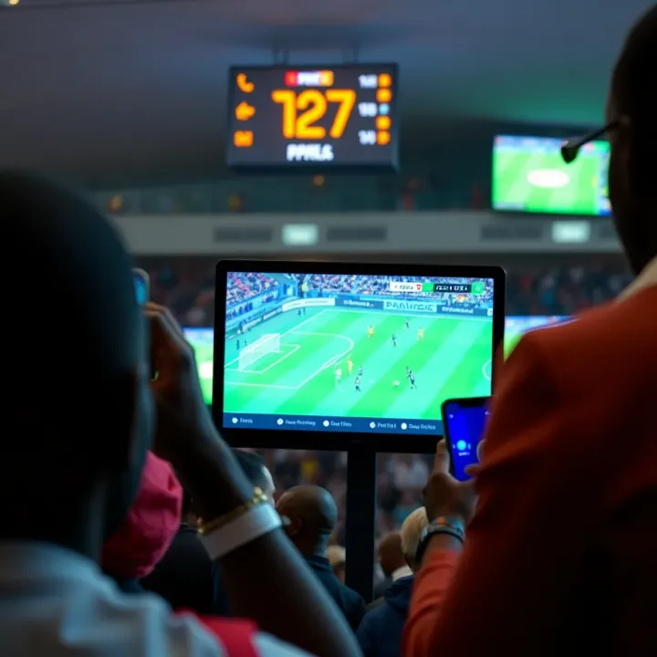Paripesa Live Stream Football Match in Nigeria Football match streaming live on Paripesa platform with Nigerian football fans engaging