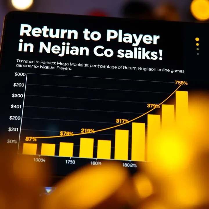Graph illustrating Return to Player percentage comparison across popular Nigerian online slot games