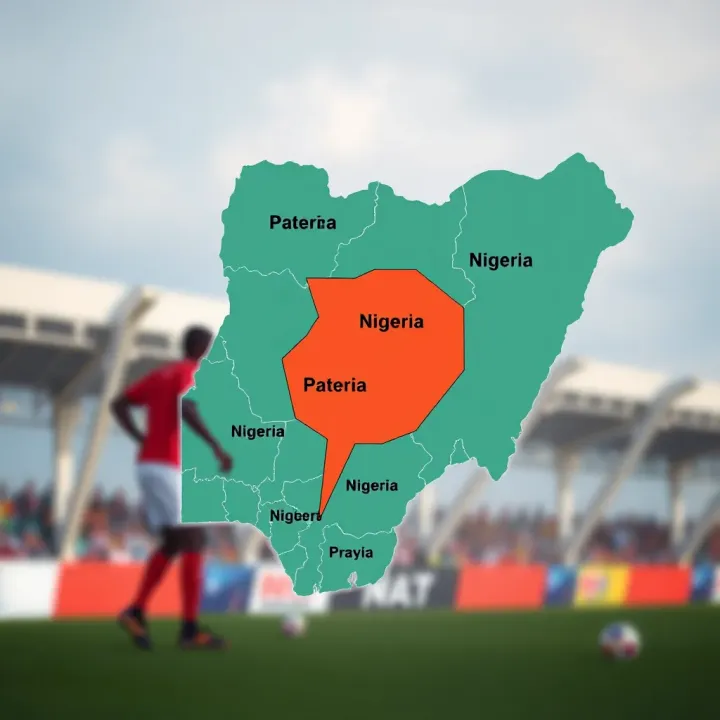 Geographic Reach and Regulatory Environment of Paripesa in Nigeria Illustration of Nigeria map highlighting areas with active Paripesa online betting users and regulatory zones