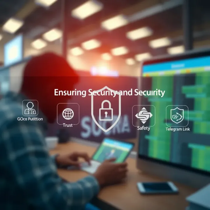 Graphic depicting secure online betting with icons representing trust and safety measures