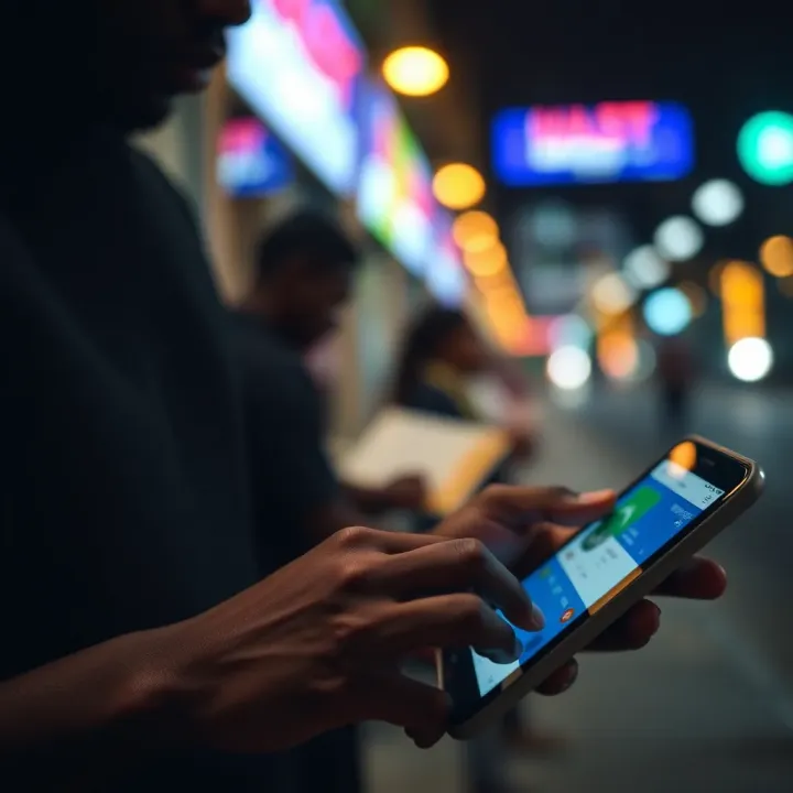 Secure Payment Options for Nigerian Paripesa Users Safe online payment methods being used on a digital device to ensure secure transactions