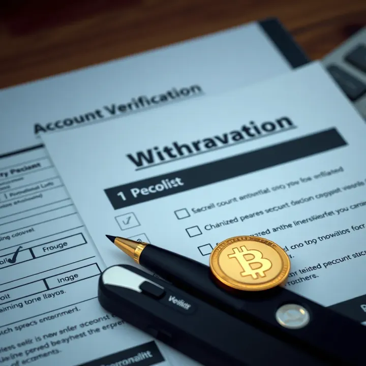 Checklist and verification documents symbolizing secure account authentication