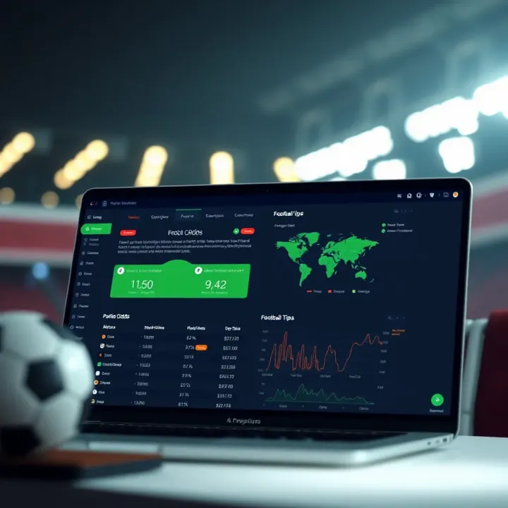 Football Odds and Prediction Charts on Paripesa Platform Digital interface showing football match odds and prediction charts on a sports betting platform