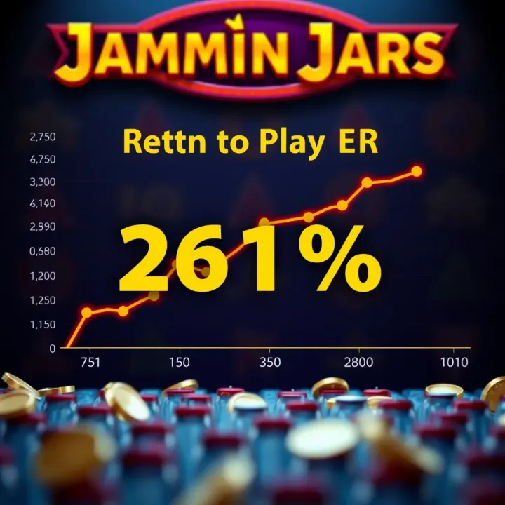Return to Player Percentage in Paripesa Jammin Jars Slot Graph illustrating the Return to Player percentage for Paripesa Jammin Jars slot game