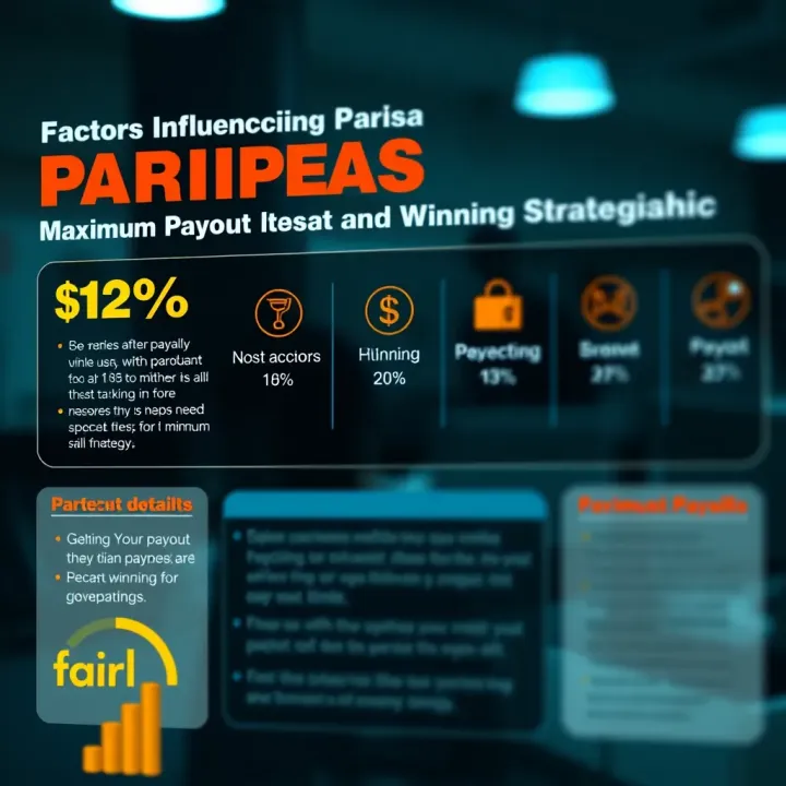 Graphic explaining factors affecting payout amounts and tips for maximizing winnings