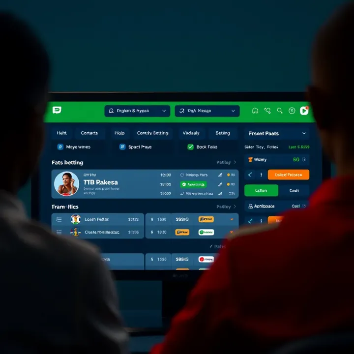Overview of Paripesa Online Betting Platform User interface displaying Paripesa online betting platform with various betting options