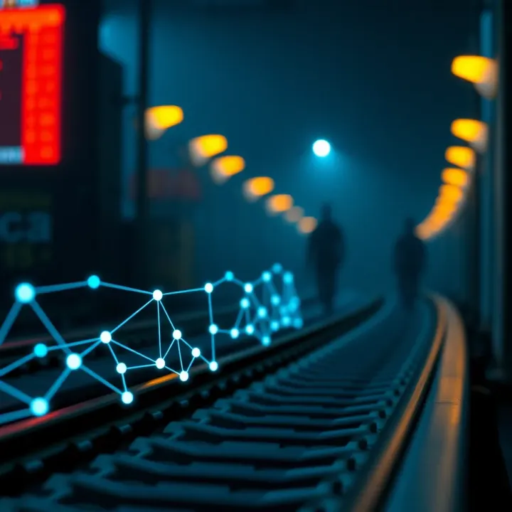 Illustration of digital connection lines symbolizing partnership network and earnings growth through Paripesa Partner app